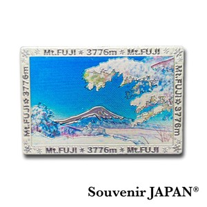 【ホイルマグネット】富士山(雪)  ダイカットマグネット【お土産・インバウンド向け商品】
