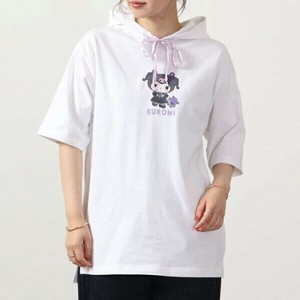 Sanrio T-shirt Back Print Sanrio Printed Short Sleeve KUROMI