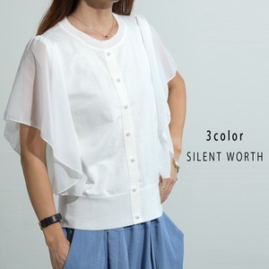 Button Shirt/Blouse Pullover Switching 【2024NEW】