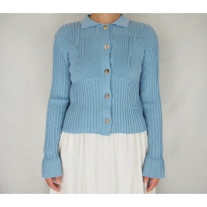 Sweater/Knitwear Gradation Cardigan Sweater Border 2024 Spring/Summer Made in Japan
