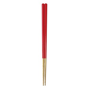 筷子 红色 23cm 日本制造