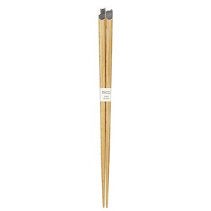 Chopsticks Black-cat 22.5cm Made in Japan