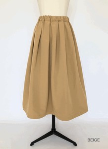 Skirt Polyester Pudding Floral Pattern Flare Skirt