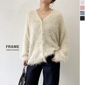 Sweater/Knitwear Feather Cardigan V-Neck Spring 【2024NEW】
