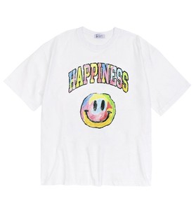 【2024春夏新作】HAPPINESS半袖Tシャツ<ユニセックス>