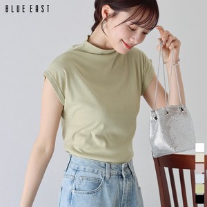 T-shirt T-Shirt High-Neck Tops French Sleeve Cut-and-sew 2024 NEW
