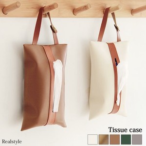Tissue Case Faux Leather Bicolor