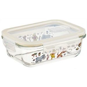 Storage Jar/Bag Picnic Skater Heat Resistant Glass Pooh 650ml
