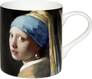 【KONITZ(コーニッツ)】Urban Art　真珠の耳飾りの少女 by Vermeer　マグ（ボーンチャイナ）