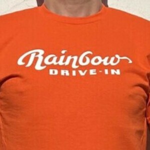 予約販売 2025春夏　Tシャツ　Rainbow DRIVE-IN UNIFORM  オレンジ