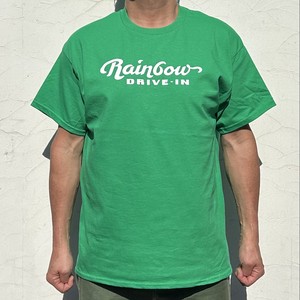 2024年春夏　新商品　Tシャツ　Rainbow DRIVE-IN UNIFORM T グリーン