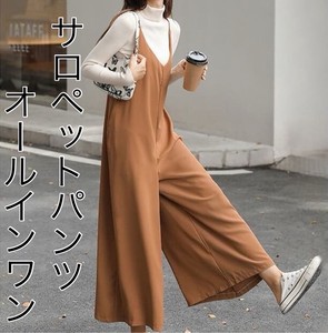 【2024新作】サロペットパンツ オールインワン  韓国ファッション