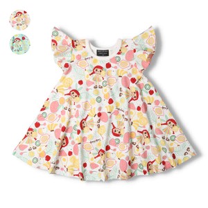 Kids' Casual Dress A-Line Fruits Made in Japan
