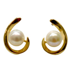 金耳针耳环（珍珠/月光石）