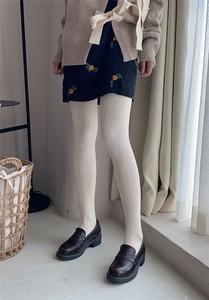 Knee High Socks Plain Color Ladies' Autumn/Winter
