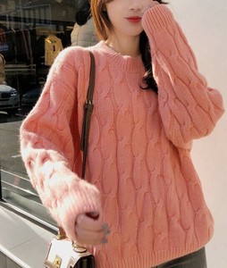 セーター・ニット 無地 秋冬 長袖   快適 レディースファッション  BYMA118