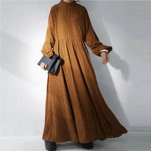 ワンピース 長袖  秋冬 無地  ゆったり  快適 レディースファッション    BJLYA1049