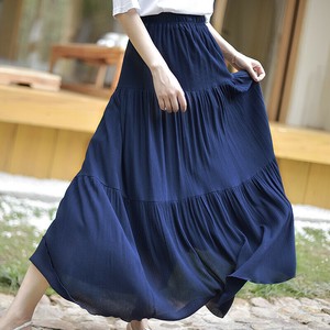 スカート  無地   ゆったり  快適  レディースファッション      BYMA829
