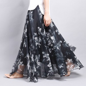 Skirt Floral Pattern Ladies' M