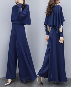 Pantsuit Plain Color Tops Ladies Set of 2