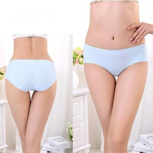 Panty/Underwear Ladies fashion Plain Color Set of 8
