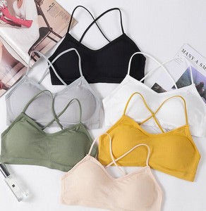 ブラジャー ベスト カップ付き 美背   無地  快適 レディースファッション BYMA1205