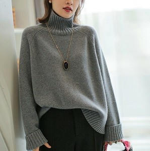 ニット セーター 長袖    無地  ゆったり  快適 レディースファッション BYMA1623