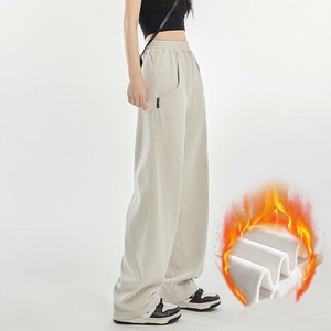 フルレングスパンツ 冬  厚手 カジュアルパンツ 無地  ゆったり  快適 レディースファッション  BYMA1788