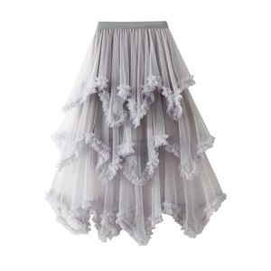 Skirt Plain Color Ladies' M