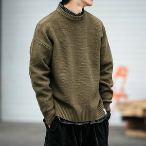 セーター   ニット 長袖  無地 ゆったり   秋冬   快適 メンズファッション  BYMA2713