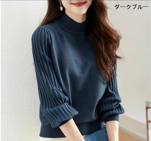 Sweater/Knitwear Plain Color Long Sleeves Ladies' M Autumn/Winter