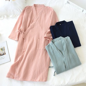 Kimono/Yukata Plain Color Cotton Unisex