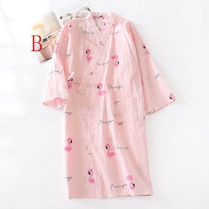 Pajama Set Floral Pattern Spring/Summer Ladies' Thin