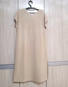 Casual Dress Plain Color One-piece Dress Ladies' M