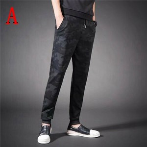 Full-Length Pant Plain Color Casual Thin