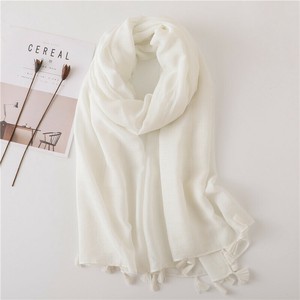 Thick Scarf Plain Color Scarf Spring/Summer Ladies' Stole