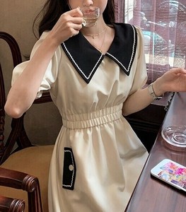 ワンピース  半袖 無地  ゆったり  快適 レディースファッション D53#ZJEA2322