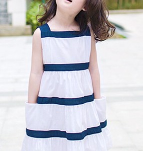 Kids' Casual Dress Sleeveless One-piece Dress