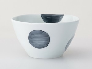 「波佐見焼」 しゃぼん Vボウル S・灰　日本製