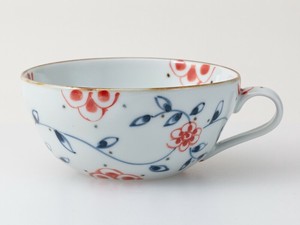 「有田焼」 ロイヤル フードマグ 赤　日本製