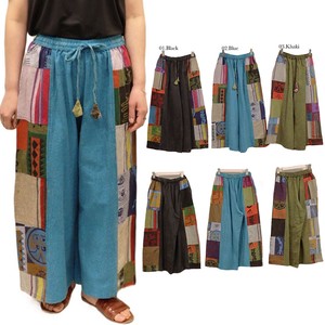 Full-Length Pant Patchwork Pudding Wide Pants