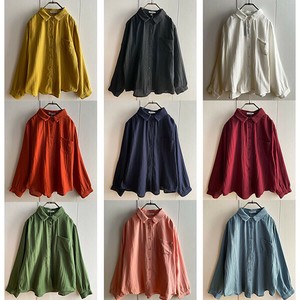 衬衫 新商品 棉 纱布 衬衫