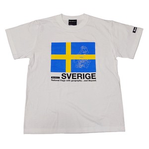 Bandiera (バンディエラ） Tシャツ スウェーデン-1 白