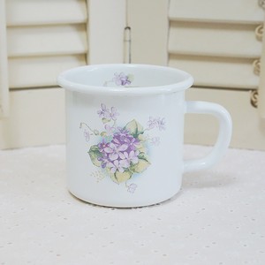 Enamel Mug Violet Made in Japan