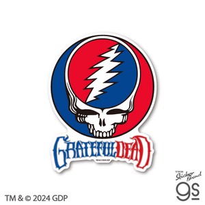 GRATEFUL DEAD ビッグサイズステッカー ロゴ グレイトフル・デッド バンド 音楽 ROCK グッズ GFD021