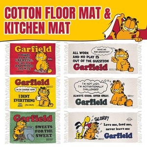 【Cotton Mat】 アメリカンスタイル GARFIELD ガーフィールド コットン マット
