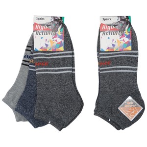 Ankle Socks Assortment Socks Men's 3-pairs