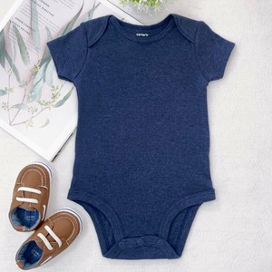 Baby Dress/Romper Plain Color Summer Short-Sleeve