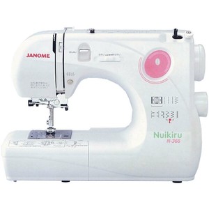 JANOME コンパクト電子速度制御ミシン ロックミシン　Nuikiru N-366