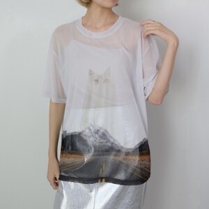 T-shirt Tulle Printed